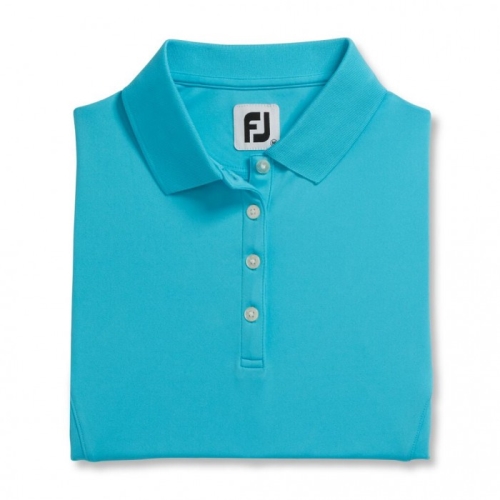 Aqua Women's Footjoy ProDry Interlock Knit Collar Shirts | US-92580UX