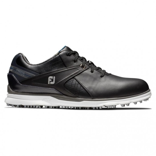 Black Men's Footjoy Pro|SL Carbon Spikeless Golf Shoes | US-46305LQ