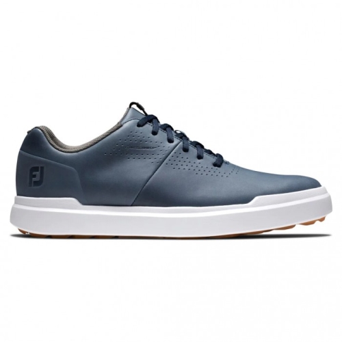 Blue Men's Footjoy Contour Casual Spikeless Golf Shoes | US-95137NC