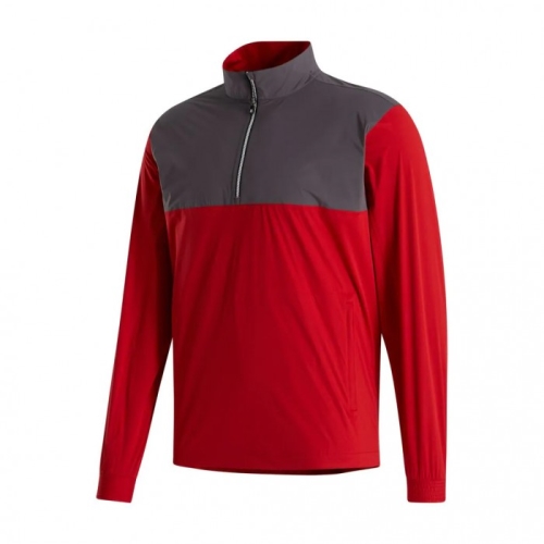 Charcoal / Red Men's Footjoy HydroKnit Pullover | US-29745BH