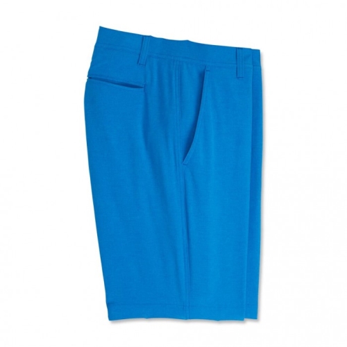 Heather French Blue Men's Footjoy Stretch Woven Shorts 10" Inseam Shorts | US-53281WI