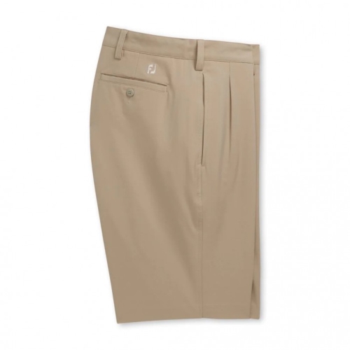 Khaki Men's Footjoy Pleated Shorts 9.5" Inseam Shorts | US-86249KV