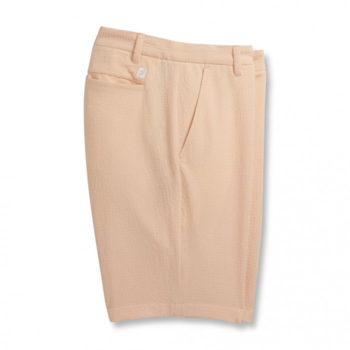 Peach Men's Footjoy Limited Edition Seersucker 10" Inseam Shorts Shorts | US-29401YL