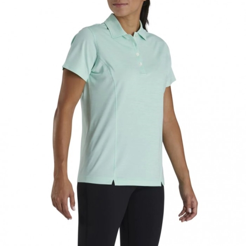 Space Dye Mint Women's Footjoy ProDry Interlock Self Collar -Previous Season Style Shirts | US-49072
