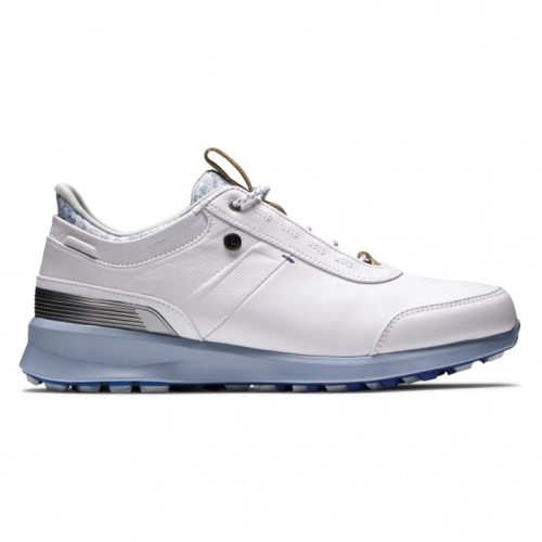 White / Fashion Women's Footjoy Stratos Spikeless Golf Shoes | US-71942MF