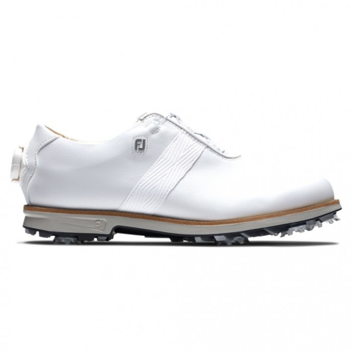 White Women's Footjoy Premiere Series BOA Spiked Golf Shoes | US-65043KM