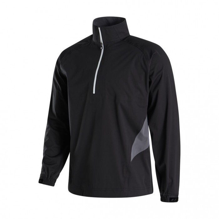 Black / Charcoal Men\'s Footjoy HydroKnit Pullover | US-72519NR