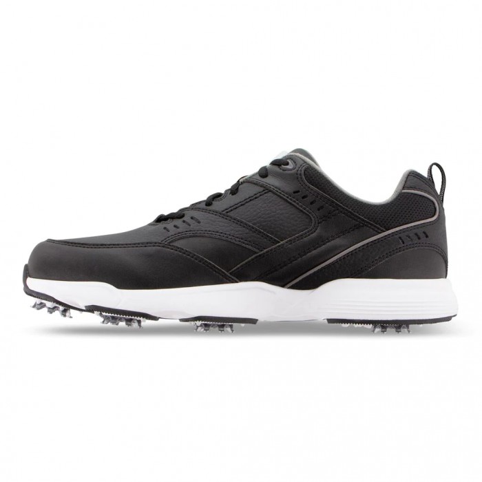 Black Men's Footjoy Golf Sneaker Spiked Golf Shoes | US-82613KJ