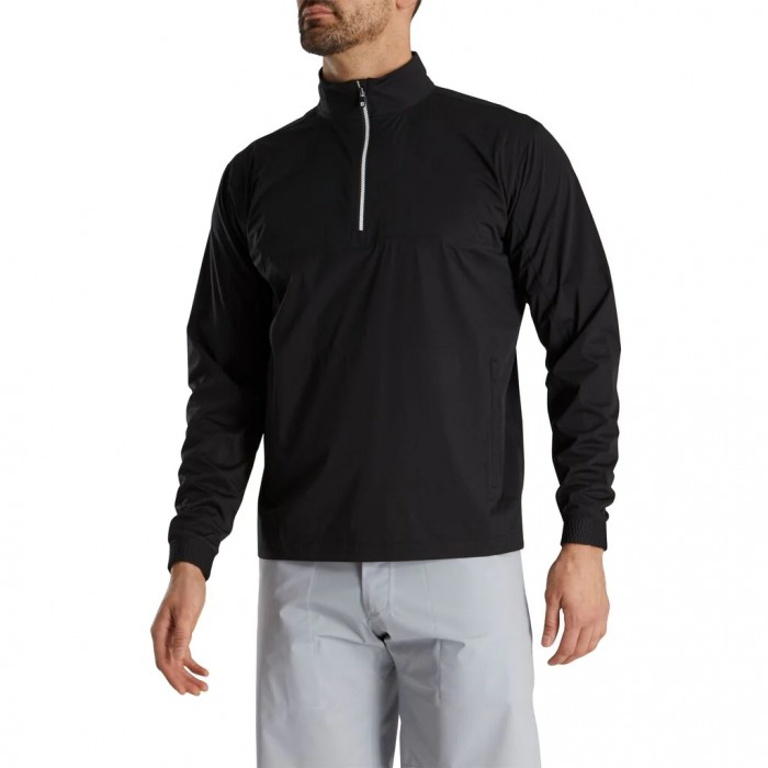 Black Men's Footjoy HydroKnit Pullover | US-71809VR