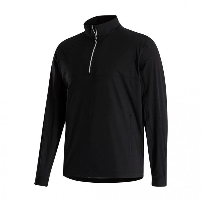 Black Men\'s Footjoy HydroKnit Pullover | US-71809VR