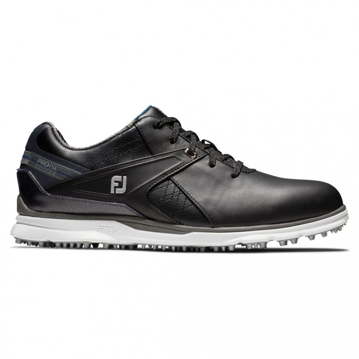 Black Men\'s Footjoy Pro|SL Carbon Spikeless Golf Shoes | US-46305LQ