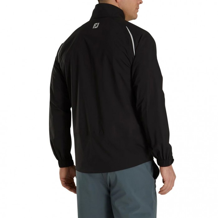 Black Men's Footjoy Select LS Rain Jacket | US-27965BA