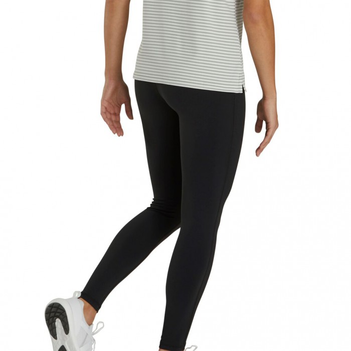 Black Women's Footjoy Ankle Length Leggings | US-09721DI