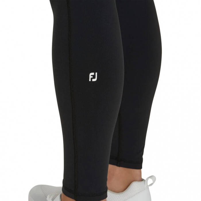 Black Women's Footjoy Ankle Length Leggings | US-09721DI