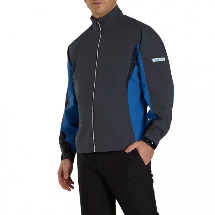 Charcoal / Cadet Blue / Black Men's Footjoy HydroLite Jacket | US-30246QP