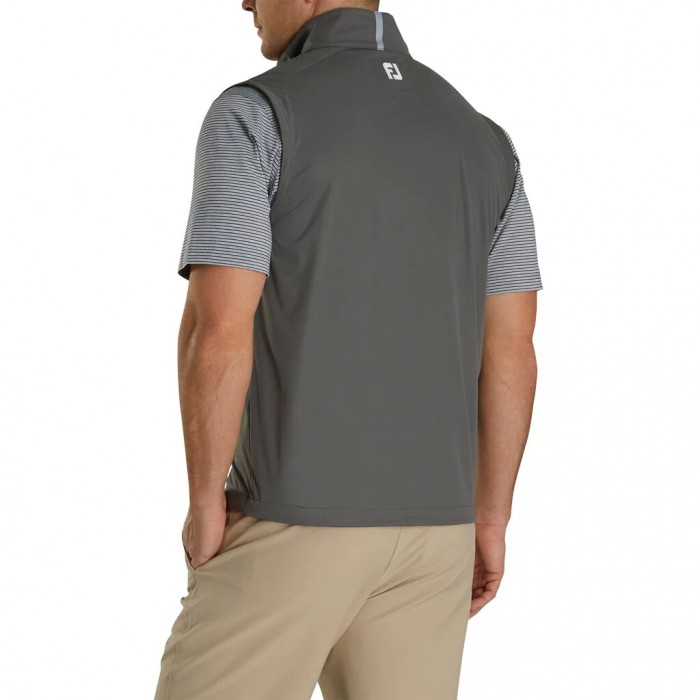 Charcoal Men's Footjoy Lightweight Softshell Vest | US-40217EQ