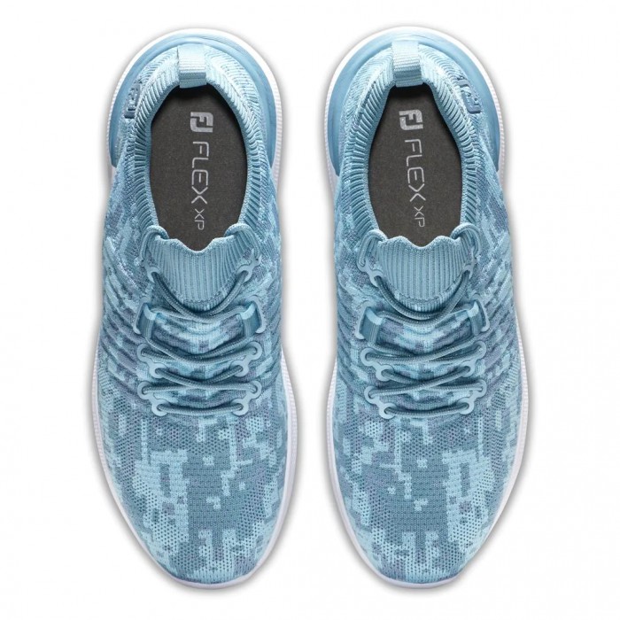 Digital Camo Women's Footjoy Flex XP Spikeless Golf Shoes | US-82051MT