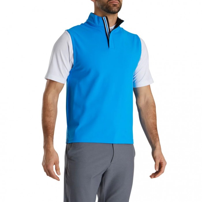 French Blue Men's Footjoy Stretch Vest | US-26713PG