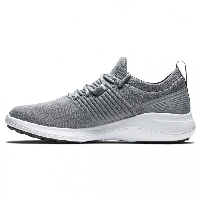 Grey Men's Footjoy Flex XP Spikeless Golf Shoes | US-39420PB