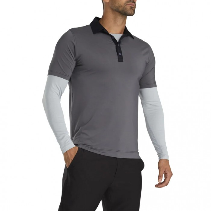 Grey Men's Footjoy Phase One Base Layer Jacket | US-15968XG