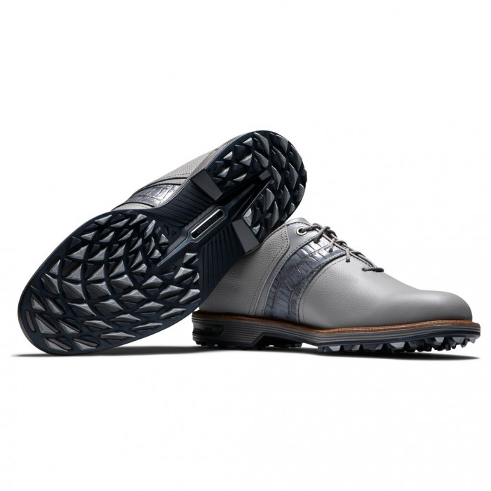 Grey Men's Footjoy Premiere Series - Packard Spikeless Golf Shoes | US-23876SH