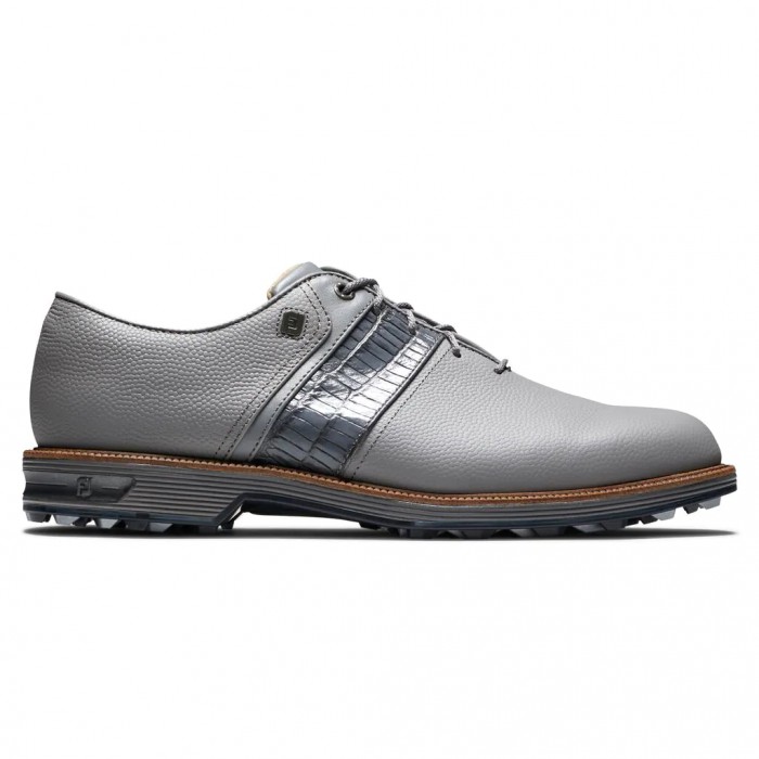 Grey Men\'s Footjoy Premiere Series - Packard Spikeless Golf Shoes | US-23876SH