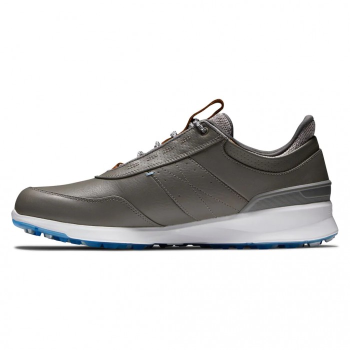 Grey Men's Footjoy Stratos Spikeless Golf Shoes | US-19280QU