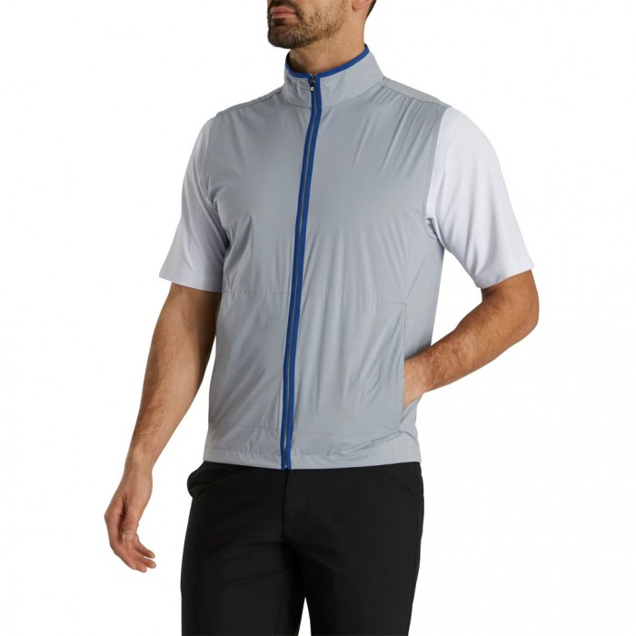 Grey / Royal Men's Footjoy HydroKnit Vest | US-14706AF