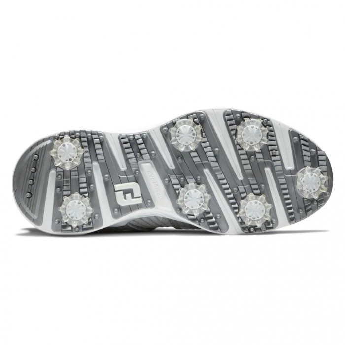 Grey / Silver Women's Footjoy HyperFlex BOA Spiked Golf Shoes | US-35802MN