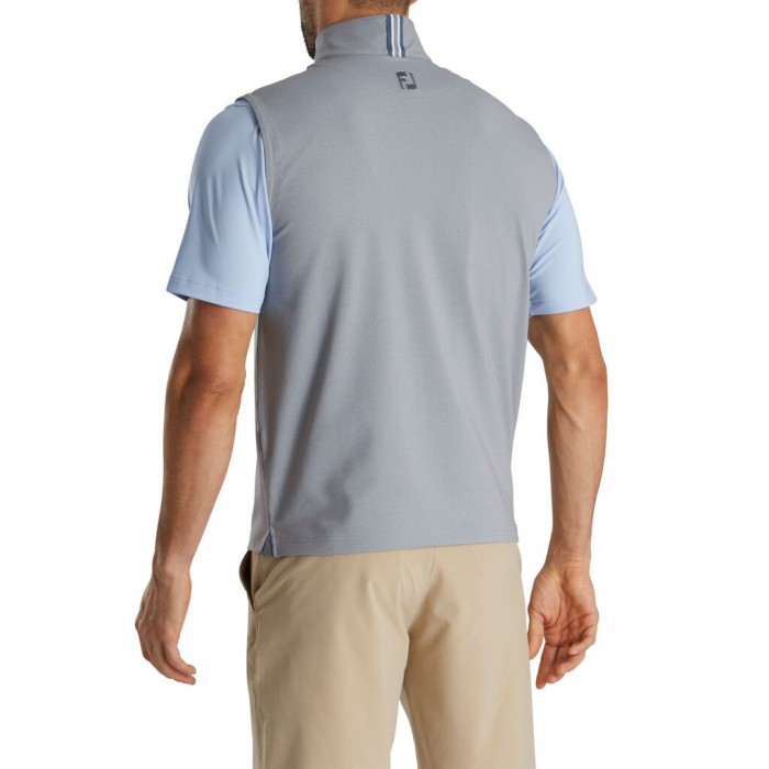 Heather Grey Men's Footjoy Stretch Vest | US-67248UX