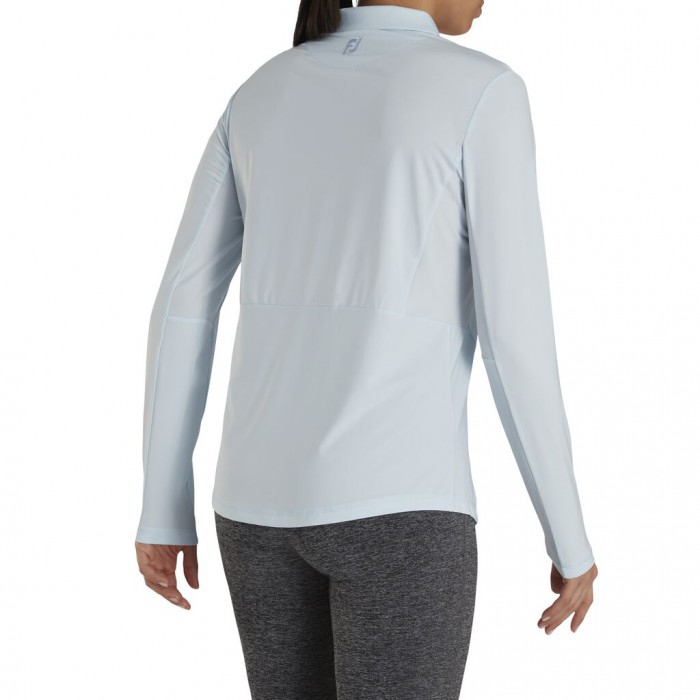 Ice Blue Women's Footjoy Long Sleeve Sun Protection Shirts | US-38907NH