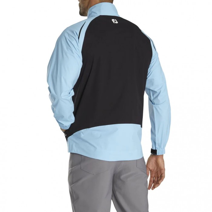 Light Blue / Black Men's Footjoy Select LS Rain Jacket | US-97526ZK