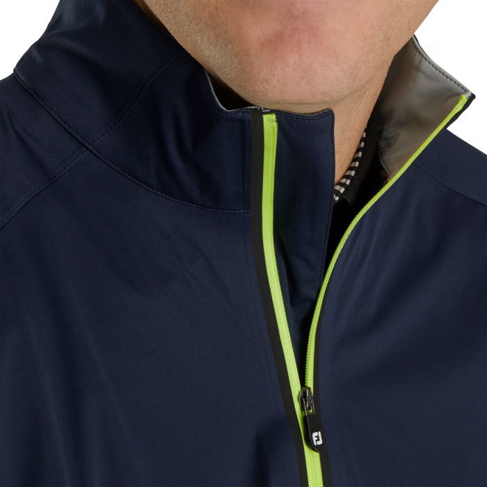 Navy / Grey Men's Footjoy HydroKnit Pullover | US-20316HP