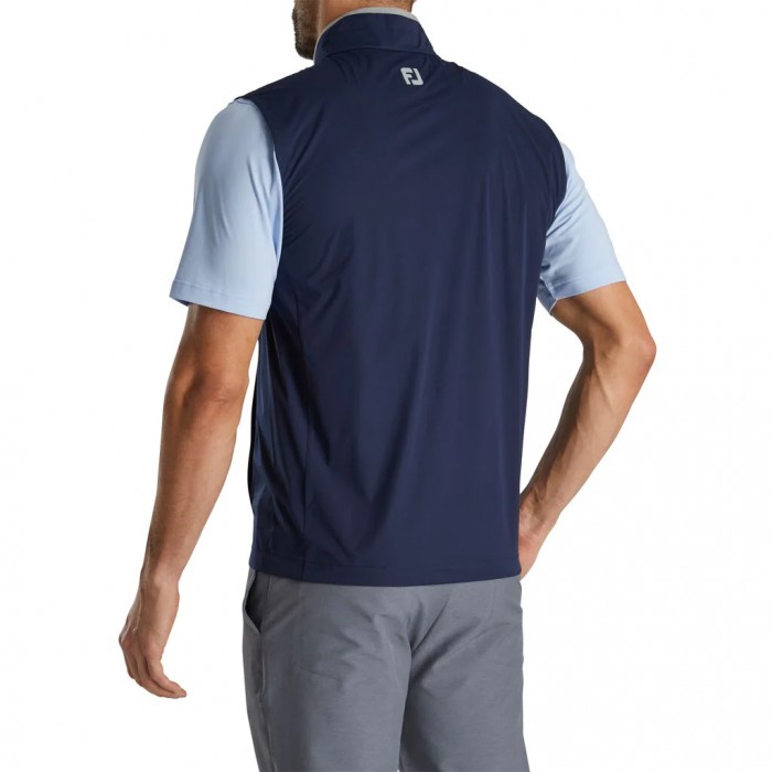 Navy / Grey Men's Footjoy HydroKnit Vest | US-14029YV