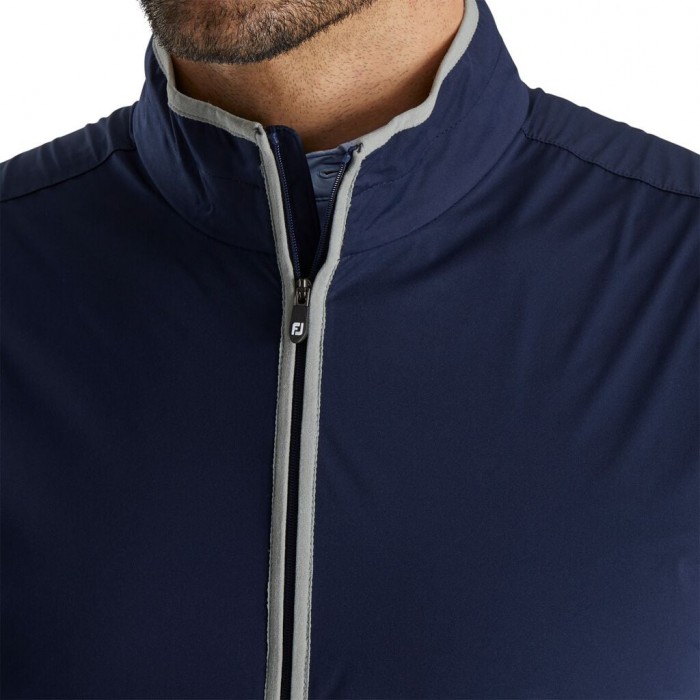 Navy / Grey Men's Footjoy HydroKnit Vest | US-14029YV