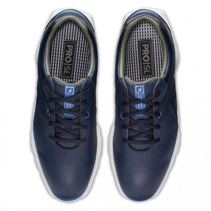 Navy / Light Blue Men's Footjoy Pro|SL Spikeless Golf Shoes | US-57492DL