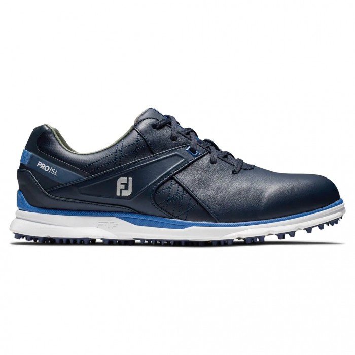 Navy / Light Blue Men\'s Footjoy Pro|SL Spikeless Golf Shoes | US-57492DL