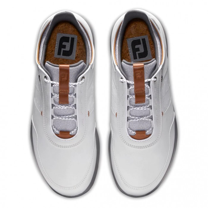 Off-White Men's Footjoy Stratos Spikeless Golf Shoes | US-97186GD