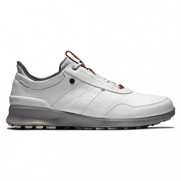 Off-White Men\'s Footjoy Stratos Spikeless Golf Shoes | US-97186GD