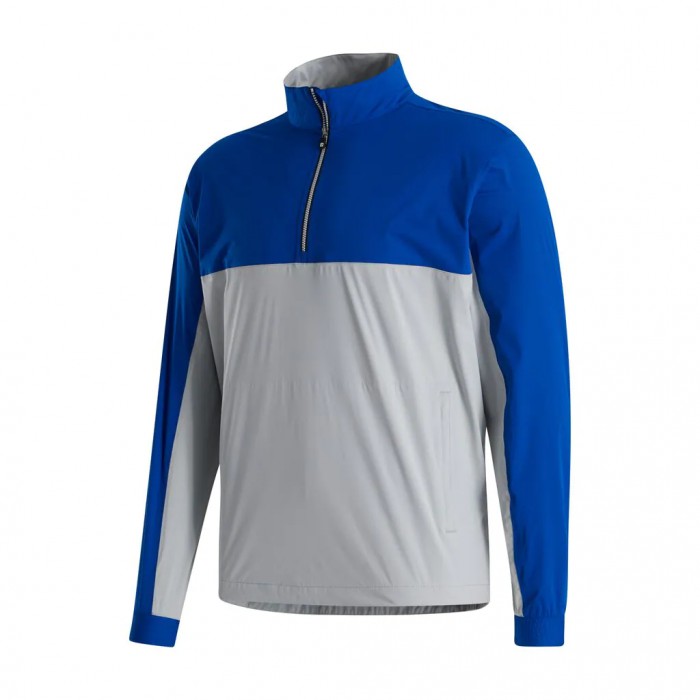 Royal / Silver Men\'s Footjoy HydroKnit Pullover | US-78642DF