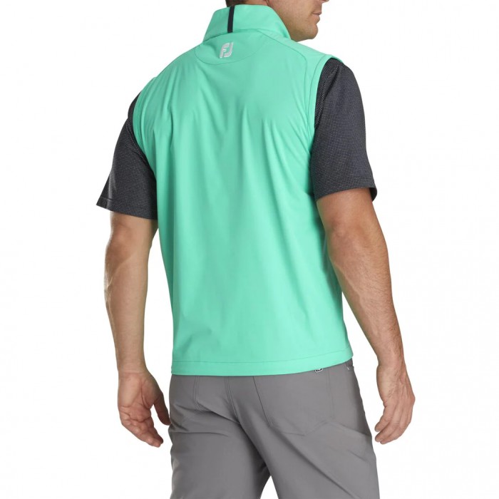 Spearmint Men's Footjoy Lightweight Softshell Vest | US-27691SI