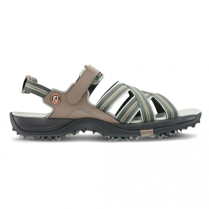 Tan / Light Grey Women\'s Footjoy Golf Sandals Golf Sandals | US-27964XL