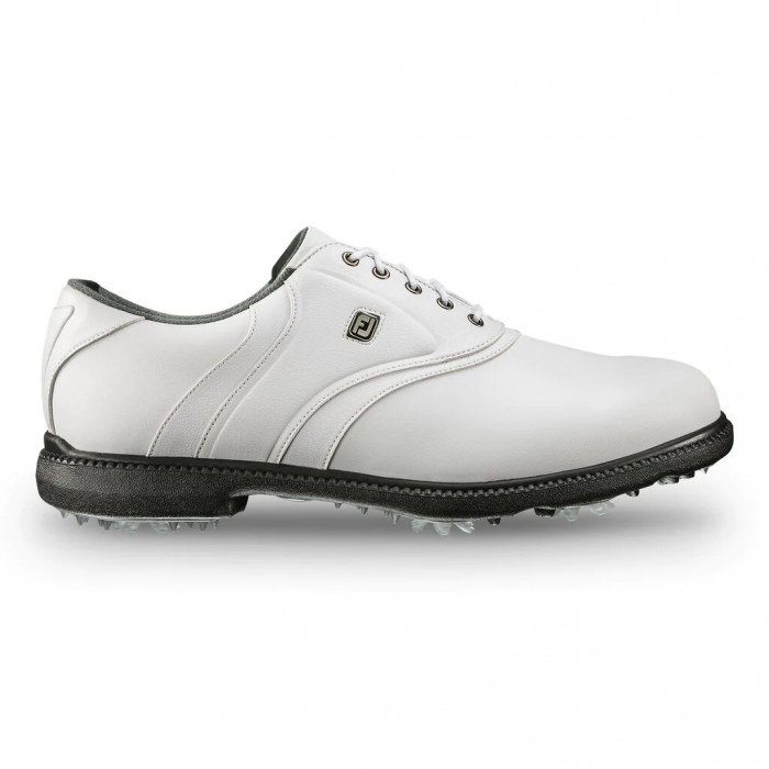 White Men\'s Footjoy FJ Originals Spiked Golf Shoes | US-91657AE