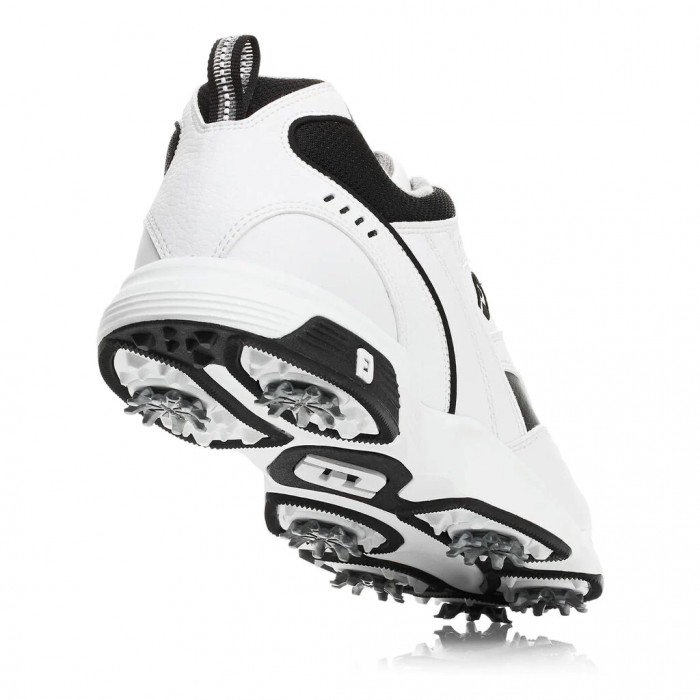 White Men's Footjoy Golf Sneaker Spiked Golf Shoes | US-31896CA