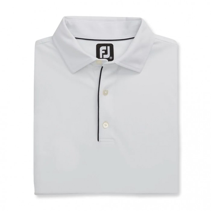 White Men\'s Footjoy Long Sleeve Sun Protection Shirt Shirts | US-16234MJ