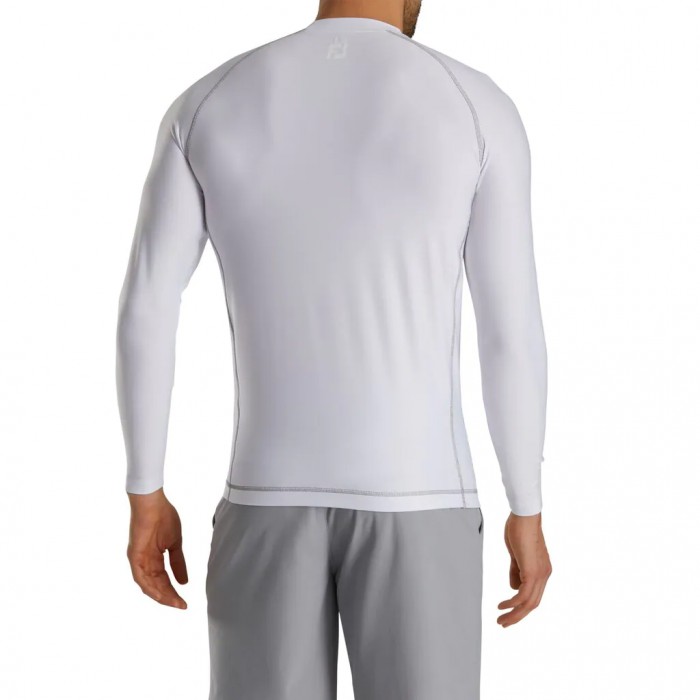 White Men's Footjoy Thermal Base Layer Shirt Shirts | US-65401SX