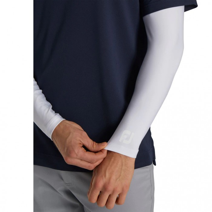 White Men's Footjoy Thermal Base Layer Shirt Shirts | US-65401SX