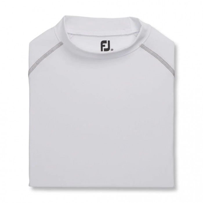 White Men\'s Footjoy Thermal Base Layer Shirt Shirts | US-65401SX